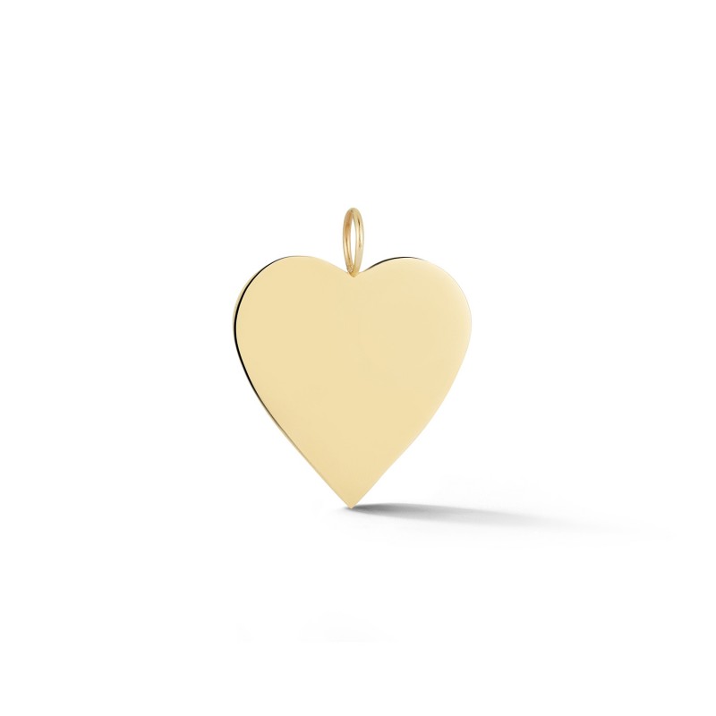 Medium Gold Heart Charm