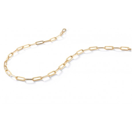 Gold Handmade Link Necklace