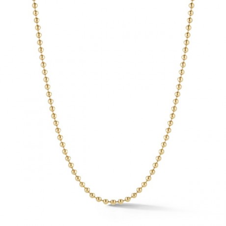 Large Solid Gold Ball Chain 3mm